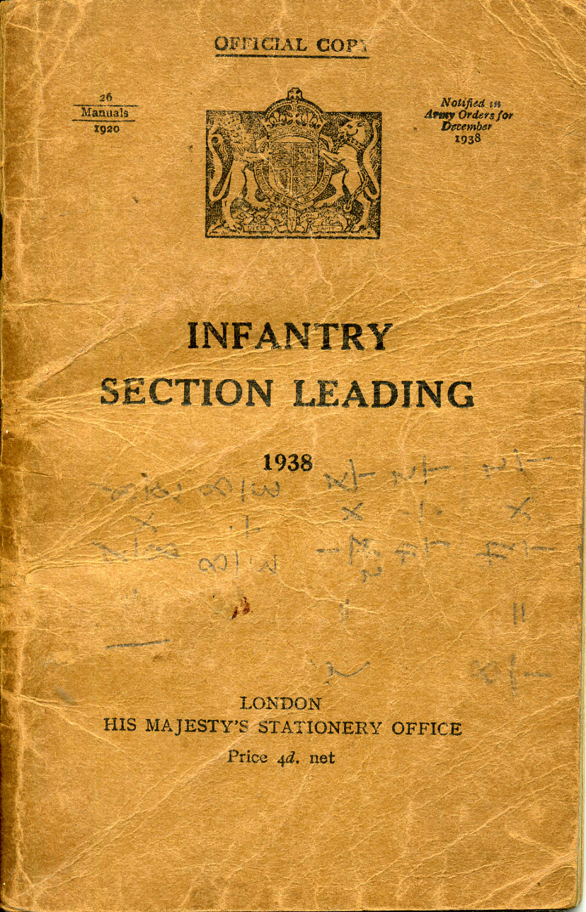 Infantry Section Leading 1938