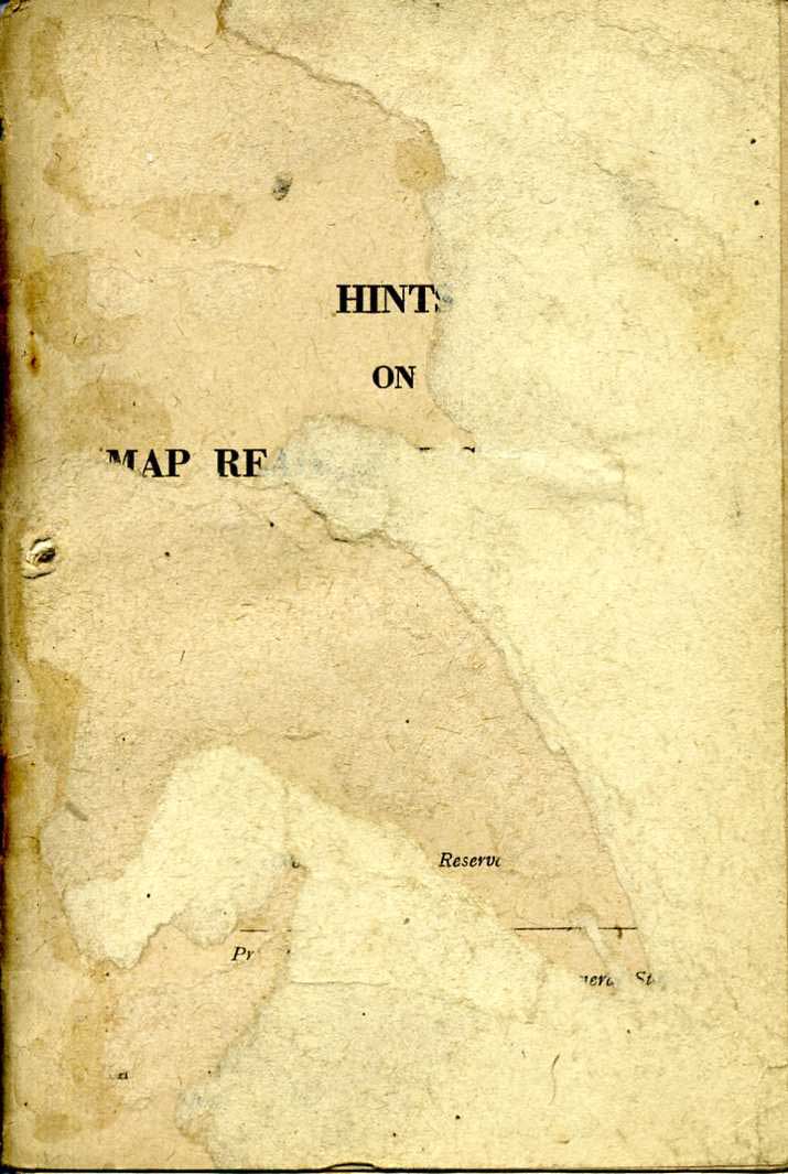 Hints on Map Reading Instruction 1943