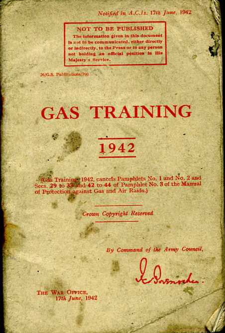 Gas Training Manual 1942