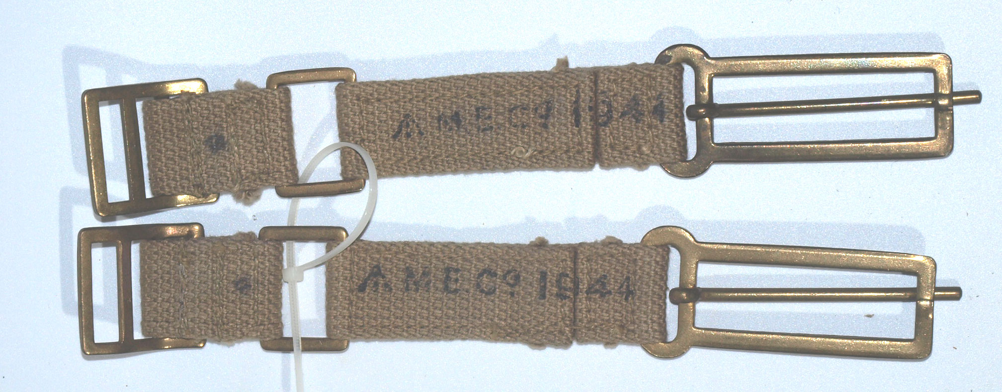 37 Pattern Brace (Strap) Attachments-matching pair dated 1944