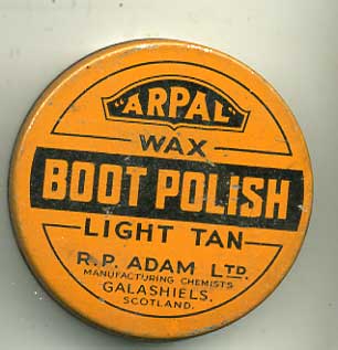 ARPAL Tan shoe polish-WW2