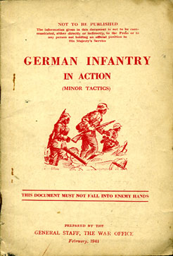 Rare copy of German Infantry in Action (minor tactics) 1941