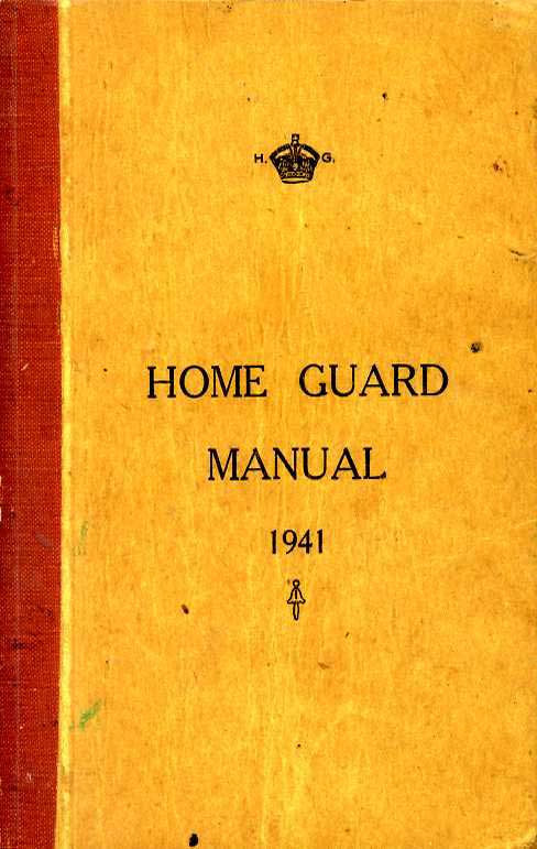 Home guard manual 1941 repro