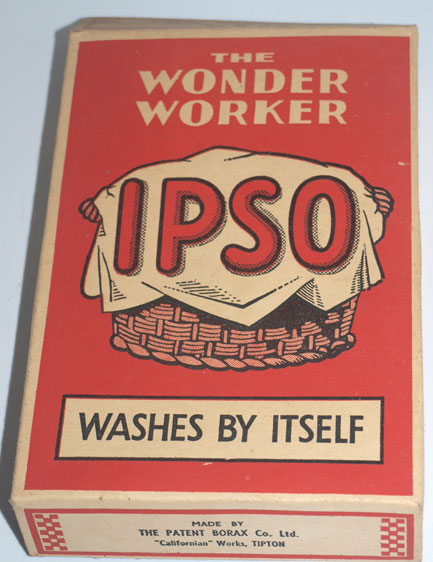 Circa WW2 Ipso washing powder packet empty) £15