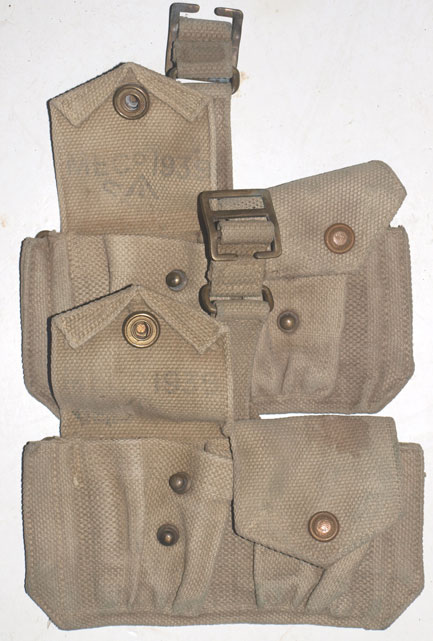 1939 dated pair of 37 pattern Cartridge Carriers £75.00