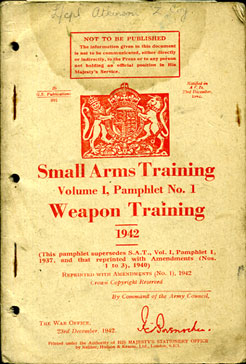 Small Arms Training No1- Weapon Training 1942