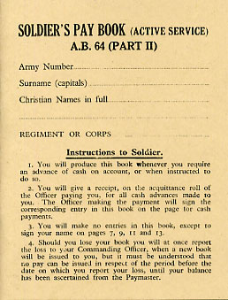 AB64 Part 2 Soldiers Paybook