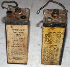 WW2 S Type wet batteries (Empty)