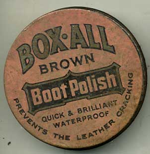 Box-All Brown shoe polish