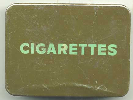 Issue WW2  ration box for cigarettes (CIG-2)