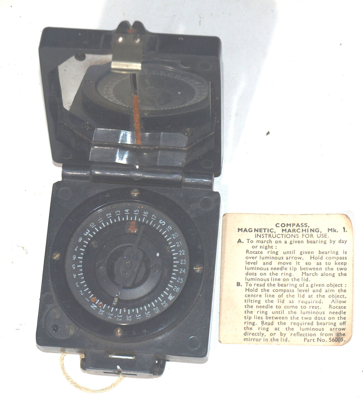 Marching Compass with instruction card £55