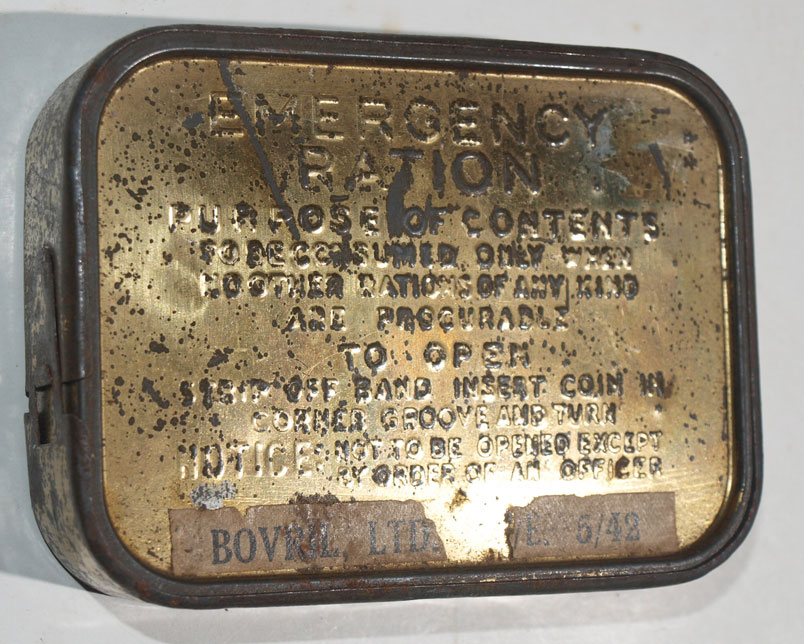 RARE Emergency Ration UNOPENED dated 1942 £250