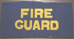 WW2 Genuine Fire Guard Armband