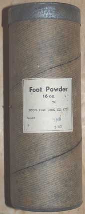 Footpowder tin 16oz Bulk Container