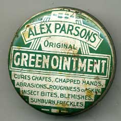 Alex Parsons Green Ointment