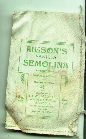 Higson Semolina packet