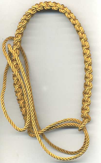 'Old Gold' ARP and Civil Defence lanyard