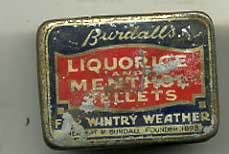 Burdalls Liquorice and menthol Pellets