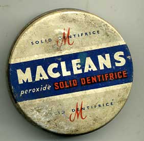 Macleans peroxide teeth dentifrice