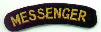 Civil Defence WW2 Messenger Badge