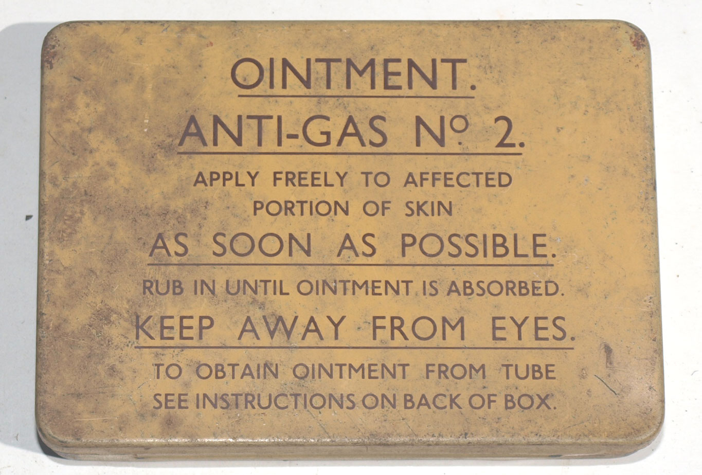 Anti Gas Ointment No2 tin-full £40.00 