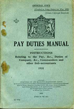 Pay Duties Manual 1931 £8.50