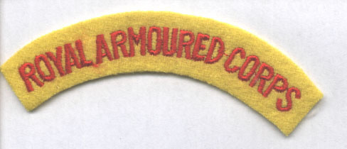 Royal Armoured Corps Shoulder Title
