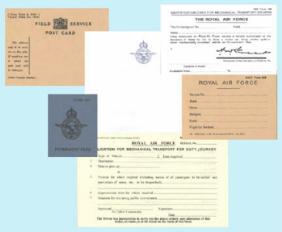 Personal Documents for RAF & WAAF personnel