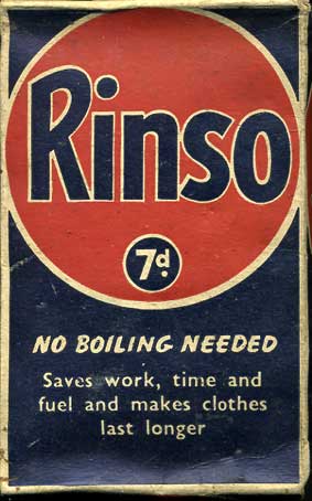 Rinso Washing Powder- 'Save for Salvage' box