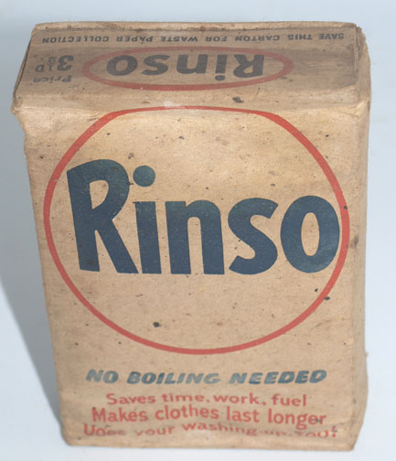 Rinso Washing Powder- WW2 'Save for Salvage' box   £45.00