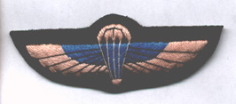 SAS Parachute qualification wings