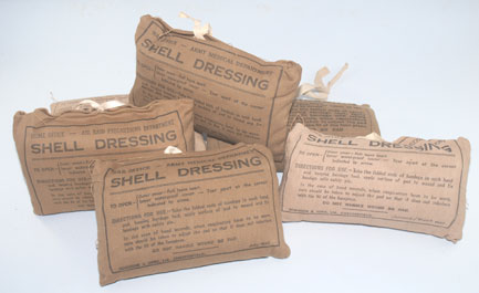 WW2 dated WD shell dressing