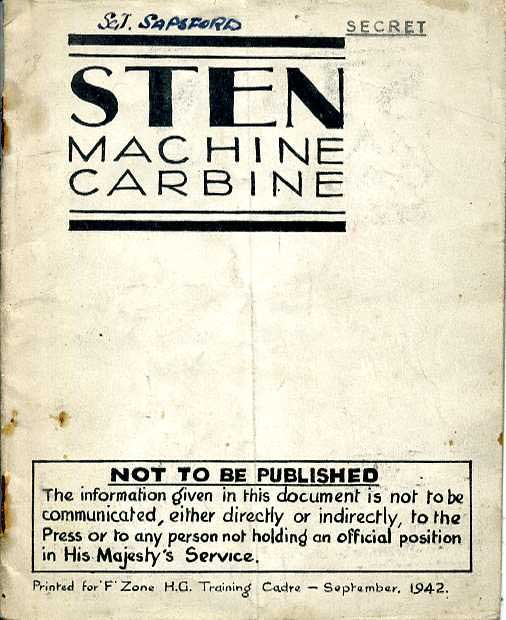 Sten Machine Carbine
