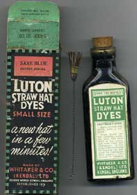 Straw Hat Dyes- WW2 'Save for Salvage' box