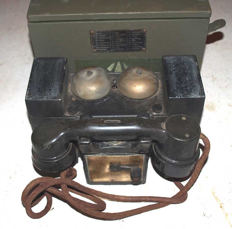 Scarce Field Telephone F MK1 dated 1936 in original box