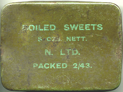 Issue WW2  ration box for Boiled Sweets