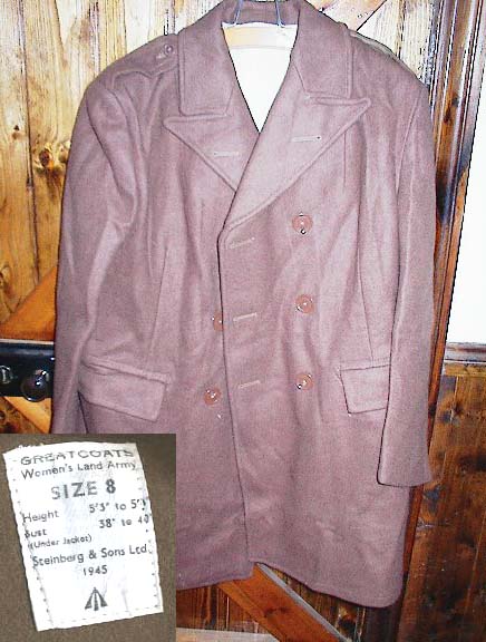 WLA Greatcoat, size 2, genuine