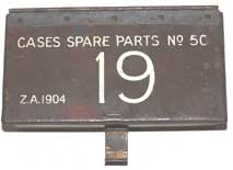 WS19 spare parts case